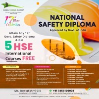 Enroll Safety Diploma Course in Kerala